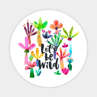 Wild Tropical Palms Garden Magnet